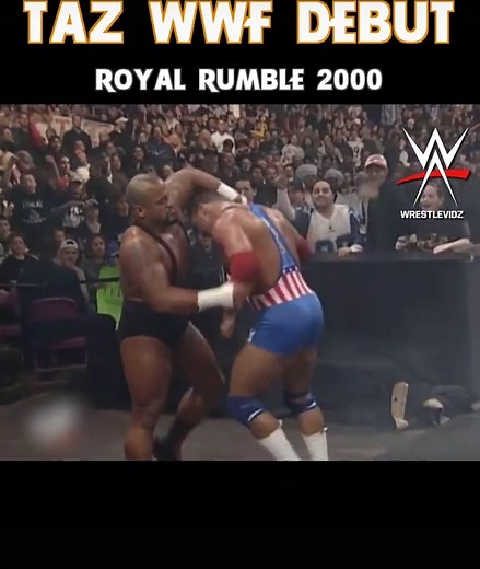 Taz WWF debut - Royal Rumble 2000 #wrestling #aew #wwe #wrestler #foryou #oldschool #wrestlemania