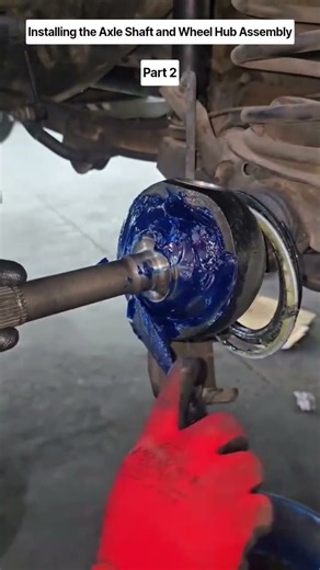 Installing the Axle Shaft and Wheel Hub Assembly