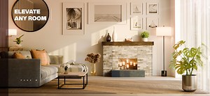 DIY Fake Fireplace / Made Easy With Just Cardboard, Tape, Printer Paper, & Spray Adhesive / Can Even Integrate a Screen for a Digital Fire! - Etsy Australia