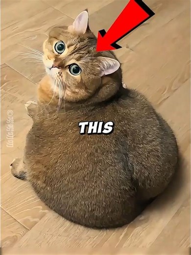Chubby Cat Tries Treadmill Workout 😂 #shorts