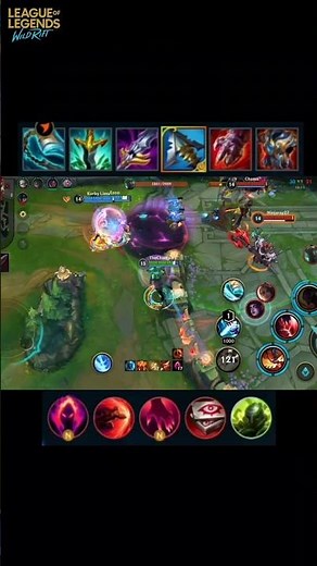 DARK HARVEST RED KAYN SHOULD BE NERFED ASAP! #wildrift #leagueoflegends #kayn #shorts