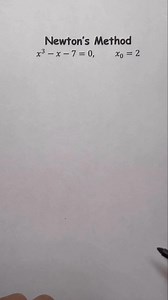 Classic Newton’s Method! #maths #mathematics #math #calculus #UnitedStates #art #viral | Mathkid Anthony