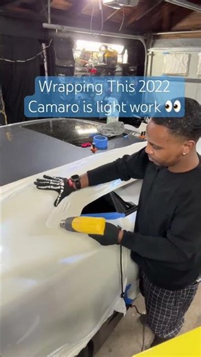 Need help wrapping your 2022 camaro ss check out my videos & live streams #camaro #ss #wrap #car