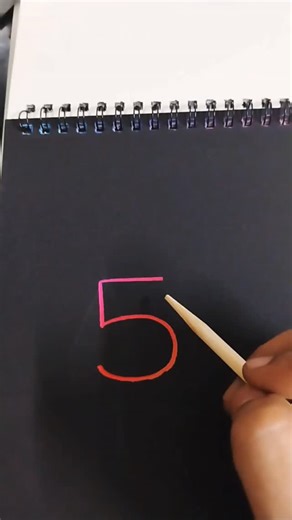 SimplyArt on Instagram: "Number 5 to Cow drawing step by step #art #drawingeasy #creativity #draw #drawingforkids"