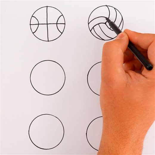 3.1M views · 5.6K reactions | Easiest Way to Draw Balls | Magic Hands Creations | Facebook