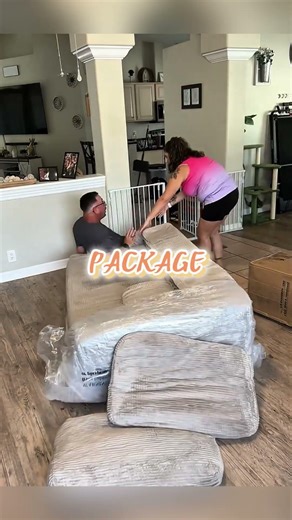 The Speed of This Expanding Mattress Is Insane #shorts #satisfying