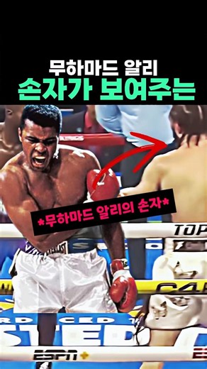 복싱의 전설 무하마드 알리 손자의 경기 #복싱