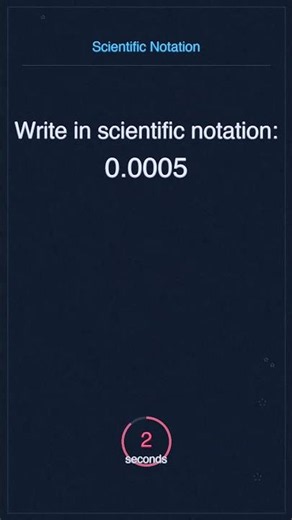 Solve it in 15 seconds! Scientific Notation challenge ⚡