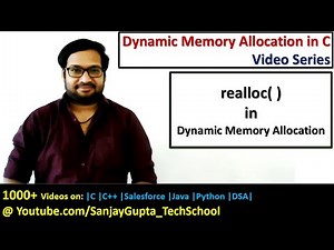 Use of realloc( ) function of dynamic memory allocation in c programming | by Sanjay Gupta