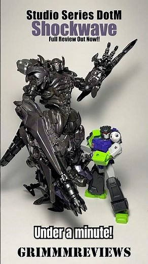 A Short Look at Studio Series DotM Shockwave #transformers #shockwave #toys