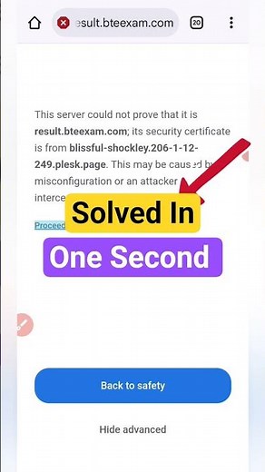 Solved In One Second ~ Your Connection Is Not Private Google Chrome Problem Solved