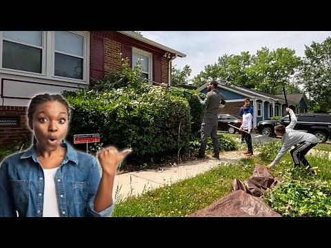 This MOM was unable to KEEP UP with her YARD so we SURPRISED HER!