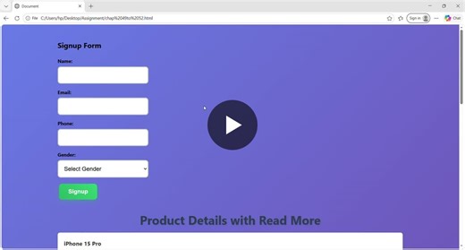 #javascript #webdevelopment #frontenddevelopment #html #css #learningjourney #coding #studentproject #opentowork #developerlife | shiekh Amber Jawed