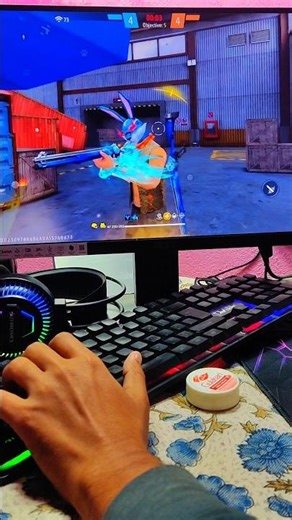 Fire Gaming Keyboard | ⌨️🖱️📱 Mix Pro Geek Gamer #freefire#mixpro#geekgamer#keyboardmouse