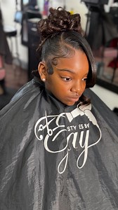 35K views · 470 reactions | Messy Updo PonyTail ‍♀️ Using my on...