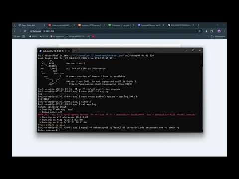 Cloud-Based Notes Application using AWS & Terraform