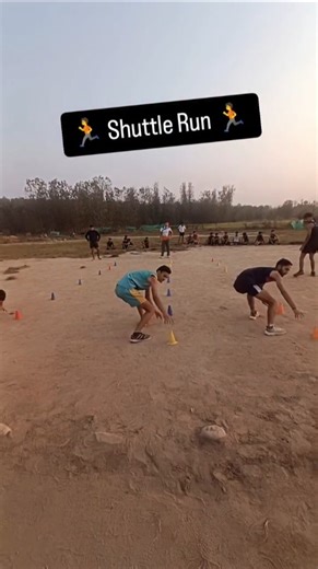 🏃 Shuttle Run 🏃 #shorts #viral_shorts_2025 #army_physical_2025