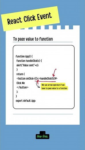 React onClick Event Explained | Handle Click Events in React JS ⚛️