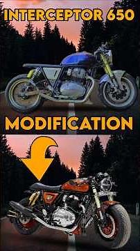 Royal Enfield Interceptor 650 Modification Done #bikemodification #Interceptor650