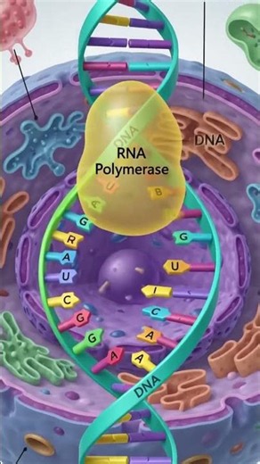 What is Transcription? DNA to mRNA Explained #Transcription #DNA #mRNA #Genetics #Biology #Science