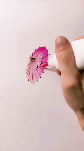 Art Of A Pink Umbrella