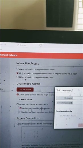 Any Desk ka password kese set kre | anydesk | #anydesk
