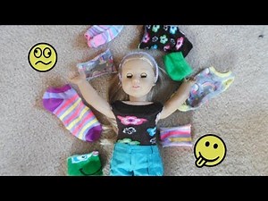 4 DIY no-sew looks for your AG doll using SOCKS!!!!!