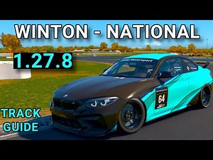 Track Guide Winton National BMW M2 CS 1:27.8 iRacing