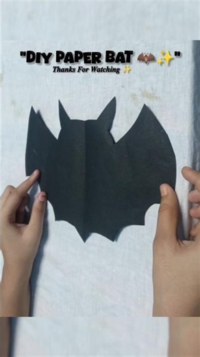 🦇 DIY Paper Bat Craft | Easy & Cute Paper Craft Tutorial ✂️✨