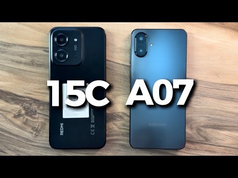 Xiaomi Redmi 15C vs Samsung Galaxy A07