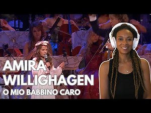 VOCAL COACH - REACTION & ANALYSIS - FIRST TIME Hearing AMIRA WILLIGHAGEN - "O mio babbino caro"