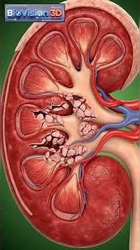 Kidney Stones Explained | formation | Medical 3D Animation #science #3danimation#education