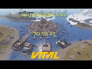 The UnRaidable Team on Rust , Insane 70 vs 15 Raid Defense