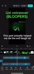 Uzi voiceover bloopers