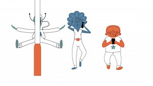 Are you paying attention? Don’t just focus on your screen… keep your heads up when out and about! | Bee Network