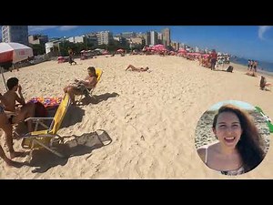 😲 HOTTEST Beach Walking Tour - Brazil, Rio de Janeiro, LEBLON 🔥2025 4K walking tour in RIO BEACH!