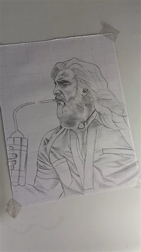 Dhurandar 2 drawing tutorial 🖌️🎨🤩 #dhurandhar2 #painting #ranveersingh #viral #shorts #art #drawing