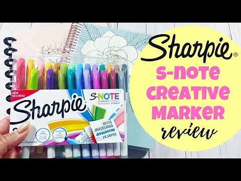 *New* Sharpie S-Note Markers | Review for planning and notes