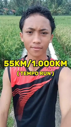 CHALLENGE LARI 1.000KM TAHUN 2026 PROGRAM: TEMPO RUN 5KM 55KM/1.000KM👊🔥 #running #run #athletics #pelarikonten #challengelari1000km