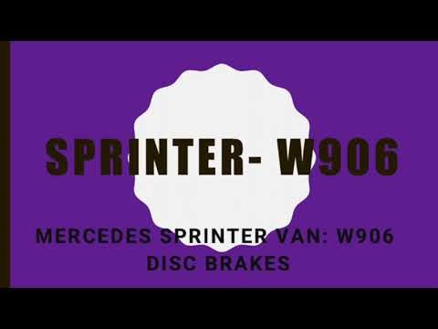 Mercedes Sprinter VAN W906 Front and Rear Disc brake Replacement BREMBO