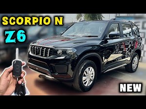 Mahindra Scorpio N Z6 Diesel Manual 2025 ✅ All Details Of Scorpio N Z6