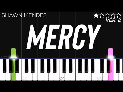 Shawn Mendes - Mercy | EASY Piano Tutorial