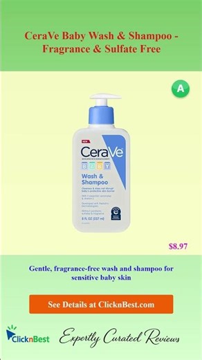 CeraVe Baby Wash & Shampoo - Fragrance & Sulfate Free