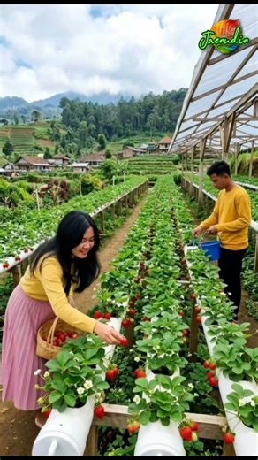 Today's farmers grow vegetables in a modern way using a hydroponic system. #potensidesaku