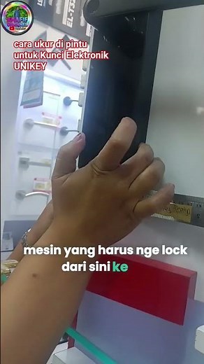 How to Install a UNIKEY Electronic Lock on a Door #key #smart #short