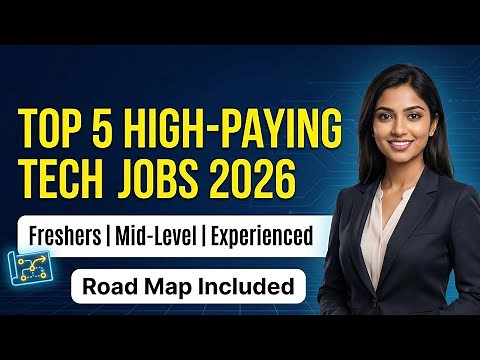 Top 5 Tech Careers for 2026 | Full Roadmap Inside