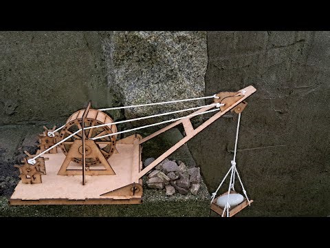 Epic 3D Treadwheel Crane Build — Engineering From the Past!