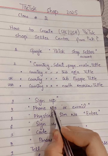 How to Create a TikTok Shop Seller Account in UK USA