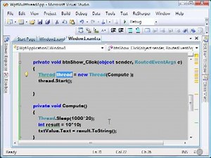 WPF multi-thread Application