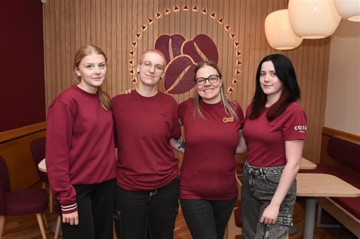 Falkirk coffee shop back brewing with the best of them with new look